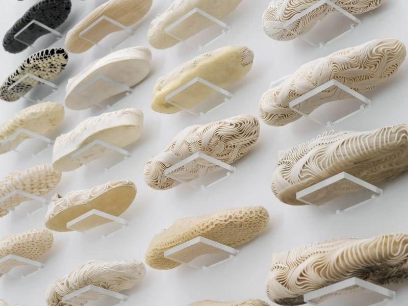 Neri Oxman printed structures and material research