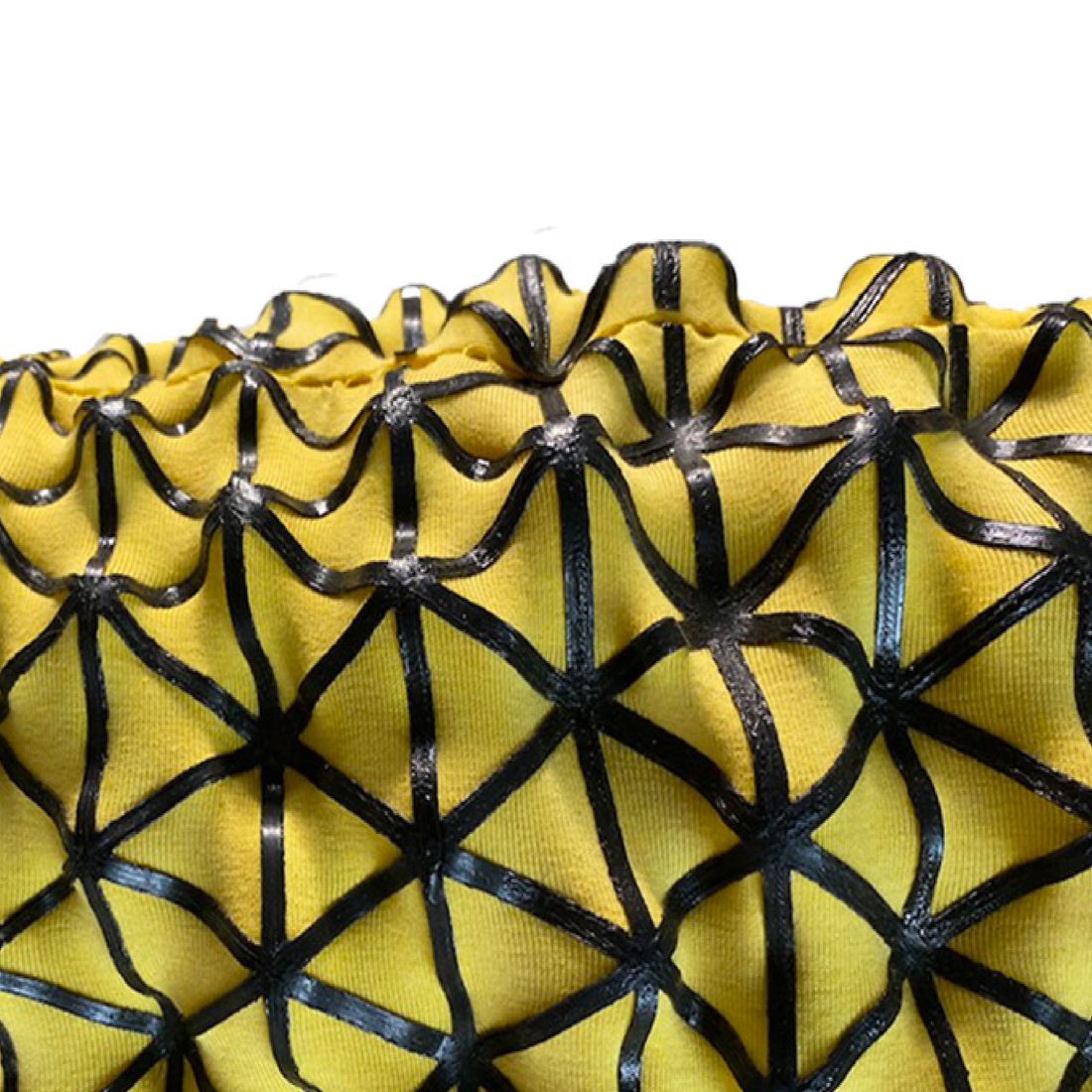 Fabricademy student work, 3D printing on textiles