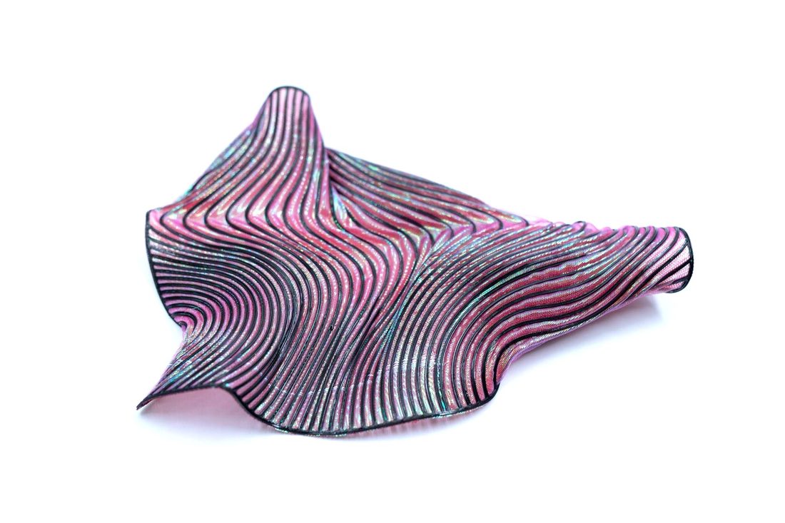 Expanded lines: TPU printed on mesh and lycra test pieces